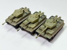 1/144 TAKARA タカラ WTM ワールドタンク ミュージアム 第1弾 ドイツ ティーガー 戦車 単色迷彩×3_画像1