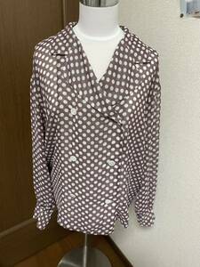  Moga polka dot blouse double 