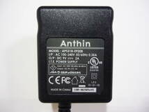 Anthin ACアダプター 9V 2A 外径5.4mm ■APS318-0920B■ PSE規格　通電確認済み_画像2