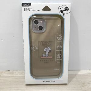 送料185円 グルマンディーズ ピーナッツ IIIIfit Clear iPhone 14 / 13 対応 ケース スヌーピー ドッグハウス SNG-705E[N3237]