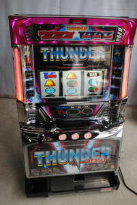 *.7540 pachinko slot machine apparatus THUNDER V REBOLT* Across / Thunder Vli bolt /2014 year / setting key / details photograph several equipped / direct taking . Kyoto (metropolitan area) / close distance delivery 