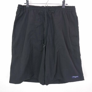 COMME des GARCONS HOMME コムデギャルソン オム メンズ 綿エステル高密度ウェザー ショートパンツ 短パン ハーフパンツ BLACK M HI-P026