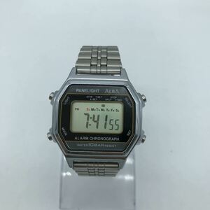 SEIKO Seiko ALBA Alba digital watch men's wristwatch Y735-4A00 operation goods 