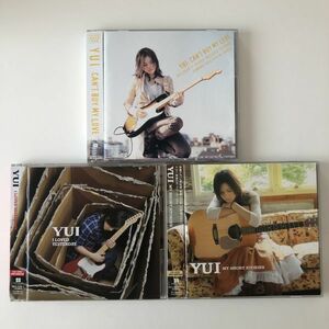 B16251　中古CD　CAN'T BUY MY LOVE+I LOVED YESTERDAY+MY SHORT STORIES　 初回生産限定盤 (DVD付)×3　 YUI　3点セット