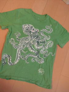 ***GAP* octopus print T-shirt * green *150***