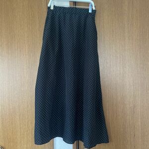 chocol raffine robe (ショコラフィネローブ)　ドットスカート 黒 フリーF
