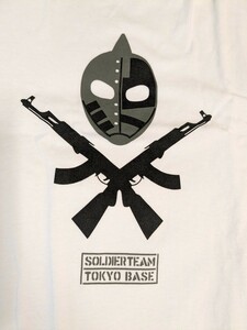  Kinnikuman T-shirt soldier Tokyo base tokyo base/M/ limitation Event combat Army airsoft ..ataru