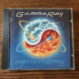 【CD】GAMMA RAY Insanity and Genius Made in Germany 独盤　ドイツ盤　NOISE盤