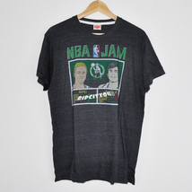 ・HOMAGE （オマージュ） NBA JAM BIRD & McHALE Tシャツ【USED】　～ヴィンテージ加工レトロ古着風アメカジスポカジスポーツNBAMLBNFLNCAA_画像1