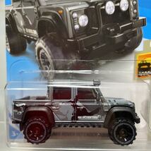 Hot Wheels'15 LAND ROVER DEFENDER DOUBLE CAB ランド・ローバー・ディフェンダー・ダブル・キャブ グレー_画像2