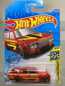 Hot Wheels DATSUN BLUEBIRD WAGON 510 赤 ダットサン ブルハード ワゴン