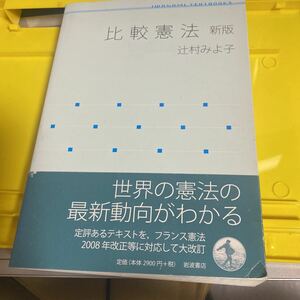 比較憲法 （岩波テキストブックス） （新版） 辻村みよ子／著