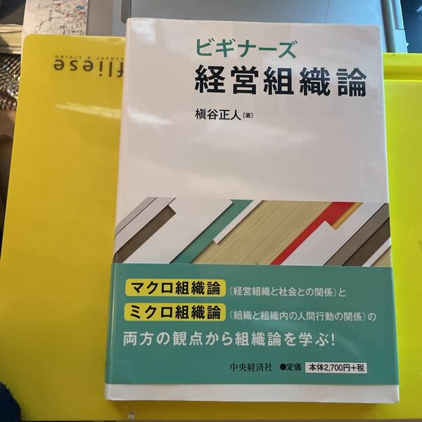 ビギナーズ経営組織論 槇谷正人／著