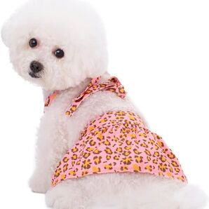 犬服 猫 水着 ビキニ 豹柄 ペット用 夏用 小型犬 可愛い M オシャレ