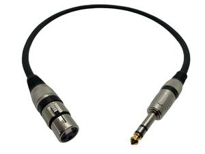 XLR( женский )-TRS фоно кабель 1 шт. 2.5m | кабель :BELDEN Belden 8412 | штекер : generic