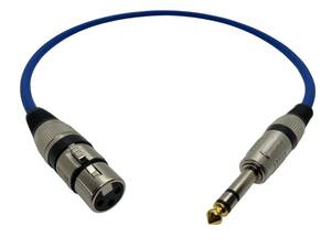 XLR( женский )-TRS фоно кабель 1 шт. 3.0m | кабель :MOGAMI Moga mi2534 | штекер : generic