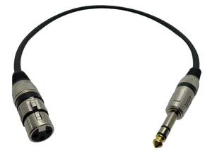 XLR( женский )-TRS фоно кабель 1 шт. 50cm | кабель :MOGAMI Moga mi2549 | штекер : generic