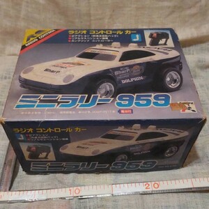  Showa Retro радиоконтроллер Porsche 959 Minya Lee включение в покупку не возможно 