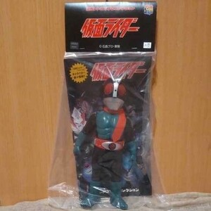  new goods unopened sofvi Kamen Rider old 2 number one character Hayabusa person head meti com * toy standard size higashi . retro sofvi collection 