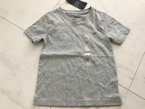 新品 TOMMY トミーヒルフィガー 4T Tシャツ グレー 95 100