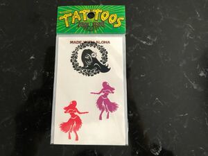 新品 ハワイ アロハ フラダンス ハイビスカス タトゥー TATTOOS