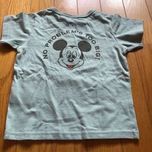 ミッキー バックプリントTシャツ