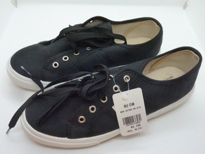  новый товар не использовался No1 женский Италия blue star Flat спортивные туфли черный 24.5cm*221031