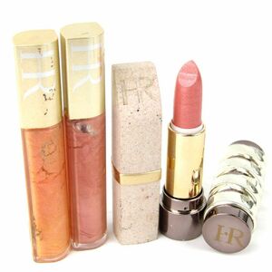  Helena Rubinstein lipstick 05 18 lip gloss 43 63 4 point set together unused have defect have cosme lady's HelenaRubinstein