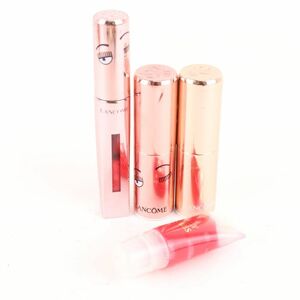  Lancome lipstick lap sleigh .madomowazeru car in 1903 lip gloss etc. 4 point set together cosme lady's LANCOME