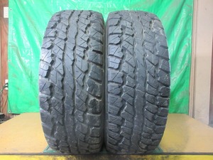 ホワイトレター DUNLOP GRANDTREK AT1 32×11.50R15 LT 113N 6P.R. 2本 No.3412C オフロード 70～80％残溝