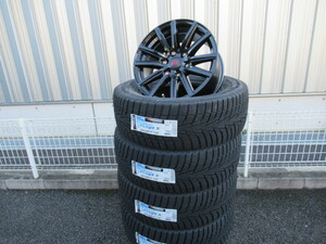 特価スタッドレスセット KYOHO SEIN-SS 17x7.5 +25 6-139.7 ブラック HANKOOK WINTER icept X RW10　265/65R17 プラド ハイラックス