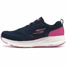 1円～ SKECHERS GO RUN RIDE 8 Nvpk 25.0cm スケッチャーズ ランニング シューズ スニーカー 靴 超軽量 通気性 ウィメンズ [同梱不可]_画像2