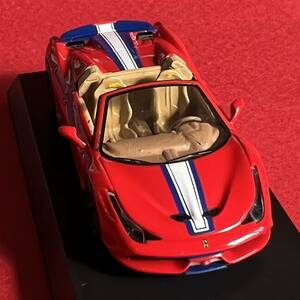 京商 1/64 Ferrari S peciale A Red 改 内装塗装等 フェラーリ458 SpecialeA