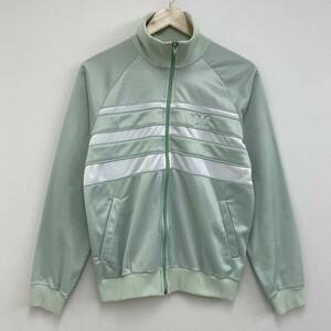 80s 90s USA производства adidas VINTAGE ATP джерси mint green L размер Adidas спортивная куртка блузон Vintage OLD 1106