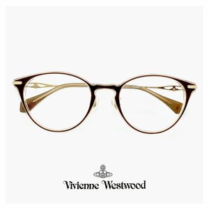 新品 ヴィヴィアン ウエストウッド メガネ 40-0006 c01 49mm レディース Vivienne Westwood 眼鏡 女性 ボストン アジアンフィット