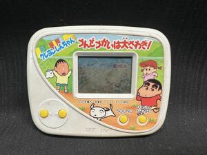 〇Gb左75〇60 バンダイ クレヨンしんちゃん うんどうかいは大さわぎ ポケットクラブ P-1ミニ 液晶ゲーム レトロ BANDAI 1993 おもちゃ 玩具