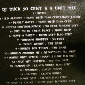 MIXCD dj duck 50cent & G-unit mix collectionの画像3