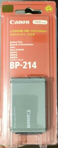 新品即決 送料無料 canon バッテリー BP-214