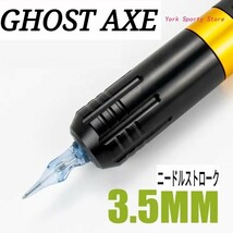 GHOST AXE ワイヤレスタトゥーマシン BLACK/RED ☆ tattoo machine ペン型 ロータリー 刺青 ☆_画像5