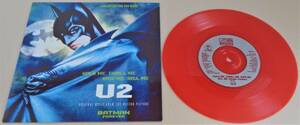 貴重盤UKシングル Limited Edition, Red盤　U2　Hold Me, Thrill Me, Kiss Me, Kill Me (From The Motion Picture Batman Forever) 1995年