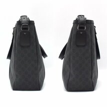 GUCCI グッチ トートバッグ ショルダーバッグ GG柄 ブラック 黒 353393 493075 [H205854]_画像4