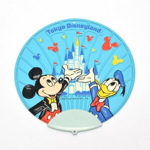 レア 東京ディズニーランド TDL うちわ 団扇 昭和レトロ 当時物 アンティーク コレクション [S205937]