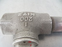 N☆KITZ　キッツ K7X2　J　316 SCSIU？　200　GATE VALVE　ゲートバルブ 船関連？　パーツ ◎現状品 水道_画像2