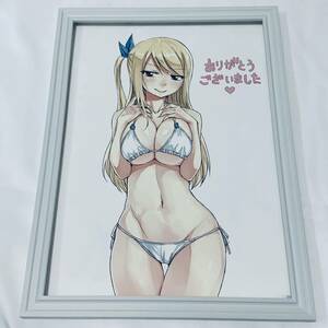 フェアリーテイル イラスト 額装品 A4サイズ ポスター風 インテリア FAIRY TAIL A-12