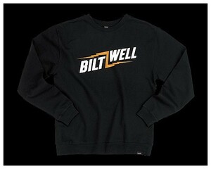 Biltwell BOLT クルーネックスウェット XL