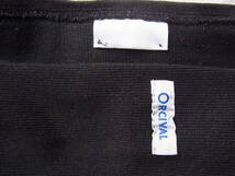 ORCIVAL オーシバル　ブラック無地　バスクシャツ　サイズ 2_画像3