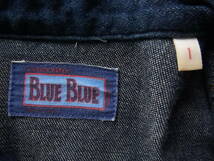 ハリウッドランチマーケット　BLUE BLUE ブルー ブルー　リジットデニム　ウエスタンシャツ　サイズ 1/S 　日本製_画像5