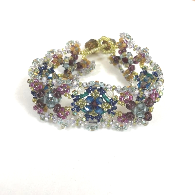 Antike Accessoires handgemachte bunte Perlenarmbänder, Armband, Armreifen, Armband, Perlen, Glas