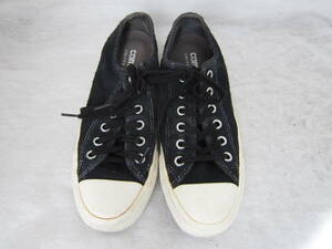 CONVERSE ALLSTAR SUEDE OX × UNITED ARROWS　コンバース オールスター×ユナイテッドアローズ（1CL626）黒スエード　24㎝ US5　ok2306A