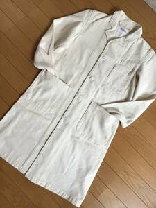 新同美品　BEAMS BOY ビームス　ロングジャケット　生成り　ロングコート